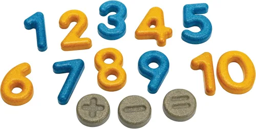 Miniatura 12 de PlanToys Juego de bingo de matemáticas de madera para juego de números inspirado en Montessori Matemáticas tempranas, conteo y actividad