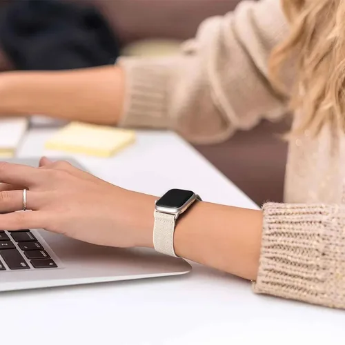 Miniatura 8 de Easuny Bandas elásticas bohemias compatibles con Apple Watch de 1.5 pulgadas, 1.57 pulgadas, 1.65 pulgadas y de 1.73 pulgadas para mujeres, hombres