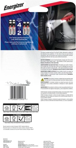 Miniatura 9 de Energizer WeatherReady - Luz LED flotante de mano, 100 lúmenes, IPX7 impermeable, linterna LED de plástico duradero, gran linterna impermeable