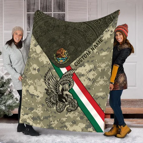 Miniatura 26 de Manta de México personalizada con nombre para hombres y mujeres, manta personalizada con bandera de México, manta de bandera mexicana, regalo