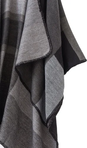 Miniatura 173 de Urban CoCo Poncho de colores para mujer, chal con frente abierto, color en bloques