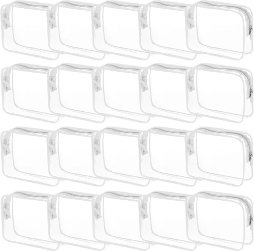 Miniatura 13 de Bolsas de cosméticos transparentes para mujeres y hombres, bolsas de aseo impermeables, bolsas de maquillaje de PVC, estuche organizador