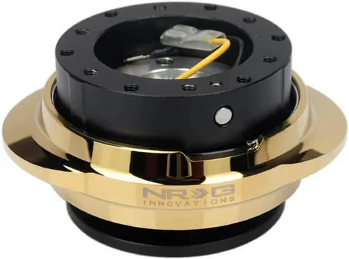 Miniatura 7 de NRG Innovations NRG-SRK-220BK GEN 2.2 Adaptador de liberación rápida para volante, 6 agujeros y patrones de pernos 6x70 y 6x74mm Cuerpo negro/anillo