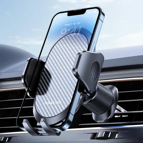 Miracase Soportes para teléfono para tu coche con gancho de metal, soporte para teléfono celular de ventilación de aire, soporte universal para