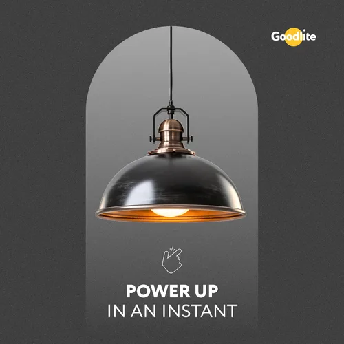 Miniatura 8 de Goodlite Bombilla LED A19 base GU24, 5 colores seleccionables 3000K-3500K-4100K-5000K-6500K, 800 lúmenes, 9 vatios (equivalente a 60 W), alto CRI