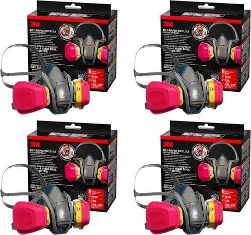 3M - 65023QLHA1-C Pro - Respirador multiusos con cierre rápido, mediano