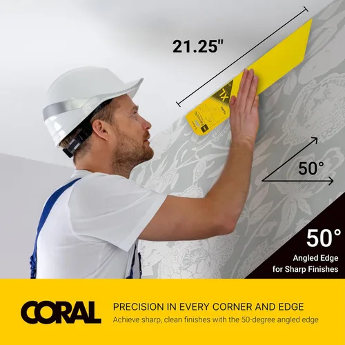 Miniatura 7 de Coral 69502 Paperwiz XL - Herramientas de papel tapiz - Herramienta alisadora para despegar y pegar papel tapiz - Herramienta de alisado de papel