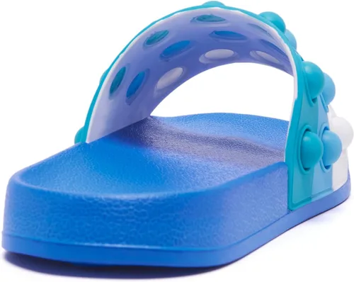 Miniatura 6 de Engtoy Sandalias para niños y niñas, unisex, ligeras, antideslizantes, puntera abierta, cómodas, para ducha, playa, divertidas sandalias