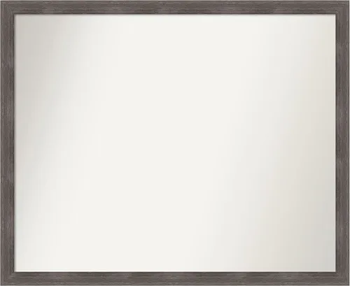 Miniatura 257 de Amanti Art Espejo personalizado, espejo de baño gris plomo a rayas, espejo de pared o espejo de tocador de baño sobre el fregadero
