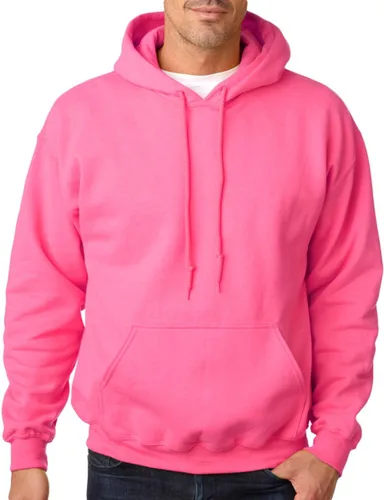 Miniatura 21 de Gildan - Sudadera con capucha para hombre, mezcla pesada, cordón de ajuste, Rosa de seguridad