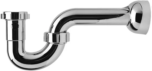 PF WaterWorks DecoTRAP - Trampa decorativa de ABS (cocina/baño) con adaptador de pared a juego, universal (1-1/2 pulgadas o 1-1/4 pulgadas x 1-1/2