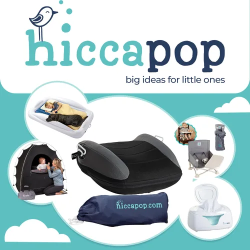 Miniatura 7 de Hiccapop UberBoost Asiento Elevador Inflable para Automóvil Asiento Elevador Estrecho sin Respaldo Inflable para Viajes Asiento Elevador Negro