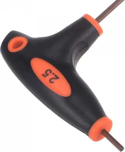 Miniatura 5 de uxcell Llave inglesa con mango en T de llave hexagonal de extremo de bola de 0.098 in, acero métrico S2