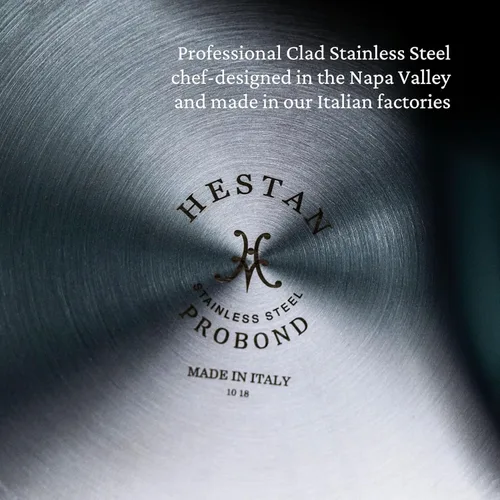 Miniatura 7 de Hestan ProBond Forged - Wok profesional de acero inoxidable con revestimiento de 14 pulgadas, compatible con inducción