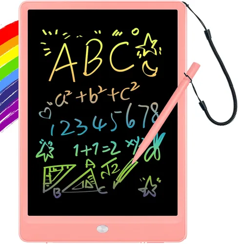 Miniatura 13 de ORSEN Tableta de escritura LCD de 10 pulgadas para niños, almohadilla de dibujo colorida y juguete educativo, regalo para niños y niñas de 3 a 6 años