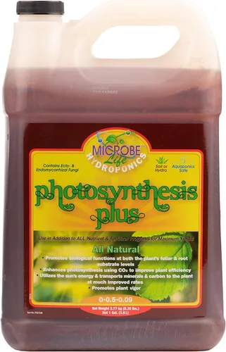 Microbe Life Hydroponics Premium Photosynthesis Plus para cultivar frutas, verduras y hierbas, el mejor crecimiento profesional de cogollos grandes,
