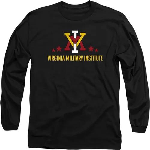 Virginia Military Institute Official Keydets - Camiseta de manga larga unisex para adultos Negro