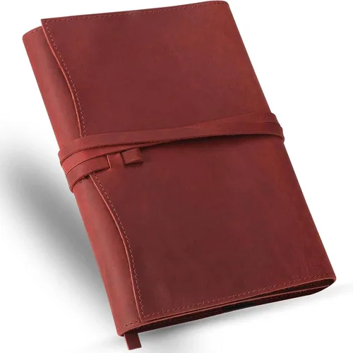 Miniatura 13 de Jack&Chris Funda de Cuero para Biblia, Funda de Libro de Cuero para Hombres y Mujeres, Funda para Biblia con Correa Portabiblia Regalos, JC61-8L