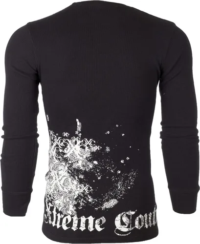 Miniatura 7 de Xtreme Couture by Affliction - Camisa térmica para hombre, color negro envejecido