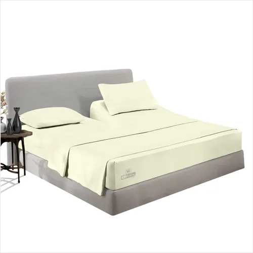 Miniatura 21 de SGI bedding Juego de sábanas de microfibra ajustable de 28 pulgadas con parte superior flexible de cabeza dividida, ultra suave, refrescante