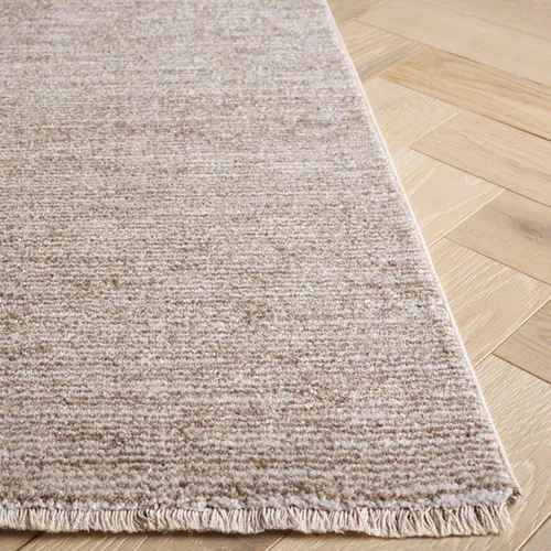 Miniatura 3 de SAFAVIEH Lasa Collection - Alfombra de área de 9 x 12 pies, color beige, diseño de flecos sólidos, no desprende pelusa y de fácil cuidado, ideal