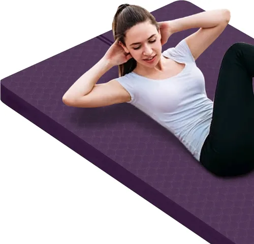 Miniatura 12 de nuveti Tapete Grande para Ejercicios - Tapete de Yoga de 15mm/20mm/30mm de Grosor Tapete de Ejercicios para Fitness, Yoga, Pilates, Estiramientos