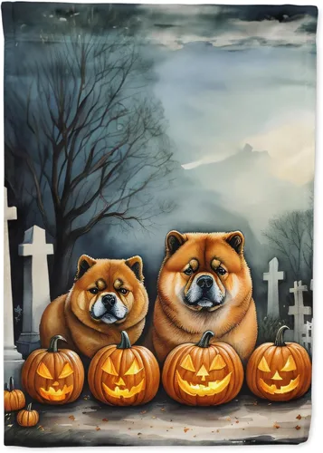 Miniatura 12 de Caroline's Treasures DAC2011GF - Bandera decorativa para jardín de Halloween con diseño de beagle para jardín, jardín, jardín, jardín, multicolor