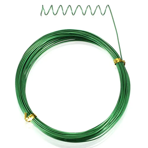Miniatura 3 de TecUnite Alambre de aluminio para manualidades para esculpir armadura, alambre flexible para manualidades para hacer joyas DIY