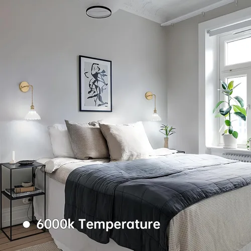 Miniatura 8 de Shenmoyl, aplique de pared que funciona con pilas con pantalla de vidrio de lirio de los valles blanco ajustable, cadena retro, lámpara de pared