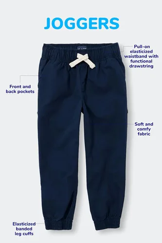 Miniatura 5 de The Children's Place - Pantalones cortos jogger esenciales para niños y niños pequeños