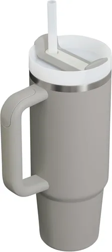 Miniatura 2 de Stanley Quencher H2.0 - Vaso de acero inoxidable con asa, pajilla y tapa FlowState giratoria de 3 posiciones; aislamiento térmico, sin BPA; apto