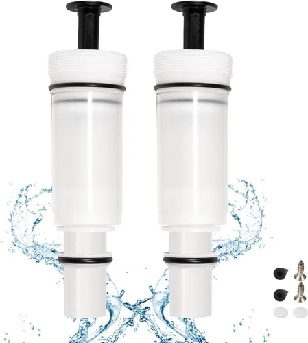 Paquete de 2 piezas de repuesto para cartucho de válvula de descarga C-100500-K, piezas de cartucho de pistón de inodoro adecuadas para sistemas de