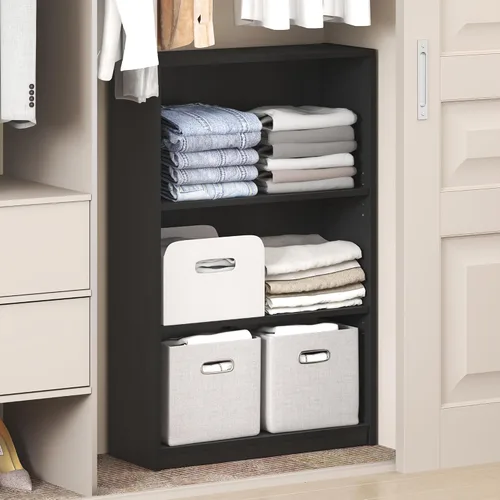 Miniatura 29 de Furinno Reed - Organizadores y almacenamiento de armario, organizador de armario de 5 niveles, estante abierto, para armario, dormitorio, sala