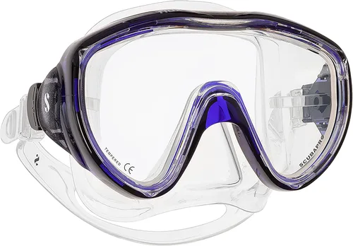 Miniatura 3 de SCUBAPRO Flux Scuba Mask with Ultra Clear Single Lens and Hypoallergenic Silicone Skirt for Diving, Freediving or Snorkeling