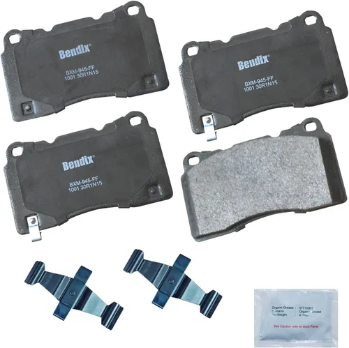 Miniatura 414 de Pastillas de freno delanteras cerámicas Bendix Priority1 CFC2302 para Hyundai Elantra 2021, Sonata 2022-2020, Kia K5 2023-2021