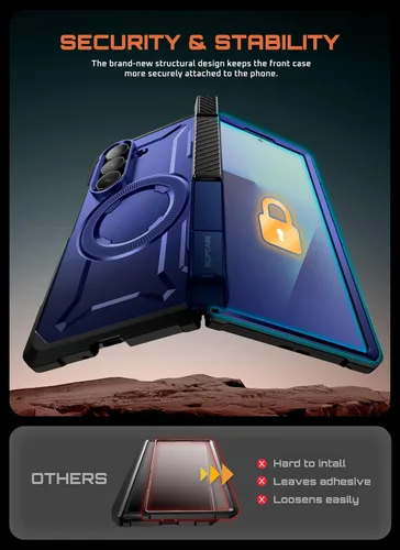 Miniatura 6 de SUPCASE Funda para Samsung Galaxy Z Fold 7 con Soporte (UB Grip), [Compatible con MagSafe] [Protector de Pantalla de Vidrio Templado Integrado]