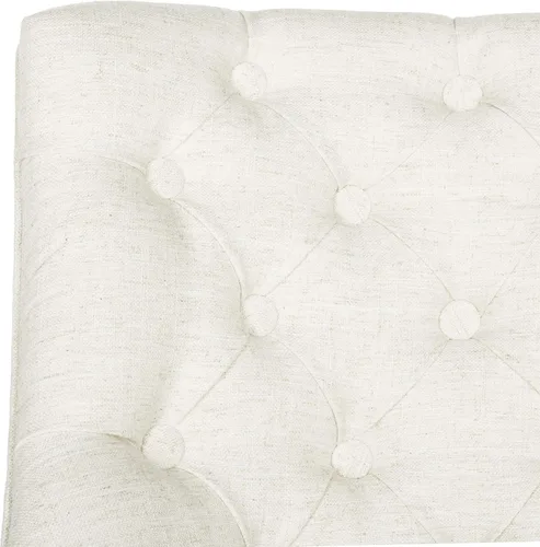 Miniatura 4 de Safavieh Mercer Collection Soho - Silla de escritorio giratoria de lino color crema claro