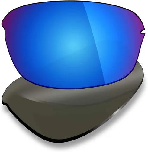 Miniatura 4 de Mryok 4 pares de lentes polarizadas de repuesto para gafas de sol Oakley Half Wire 2.0 Stealth BlackFire RedIce BlueSilver Titanium