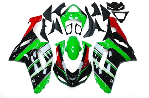 Miniatura 18 de Kit de carenado de inyección verde negro rojo apto para Kawasaki 2005 2006 ZX6R ZX636R 05 06 zx-6r 636 2005 ABS Carenados de motocicleta de plástico