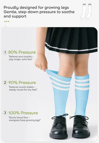 Miniatura 20 de Zando Calcetines de fútbol para niños, hasta la rodilla, para jóvenes, béisbol, fútbol, sóftbol, niños y niñas, de algodón suave sobre