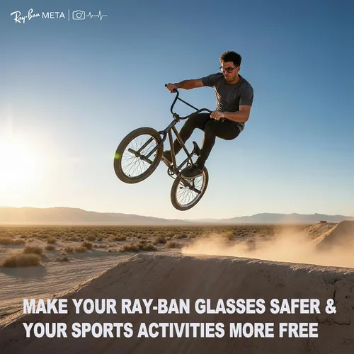 Miniatura 7 de Correa para gafas para RayBan Meta Smart Glasses, patillas anchas - correa para gafas para hombres, mujeres y niños, sujetadores de gafas alrededor