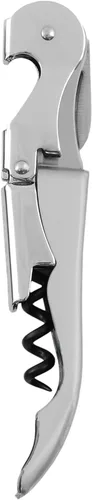 Miniatura 8 de True Truetap - Sacacorchos de camarero con doble bisagra abridor de vinos, abridor de botellas de vino de acero inoxidable con cortador de papel