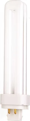 Satco S8337 2700K 26-W G24q-3 Base T4 Quad Tubo de 4 pines para balastos electrónicos y de atenuación, blanco cálido, 1 unidad (paquete de 1)