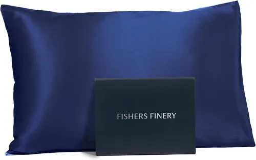 Miniatura 20 de Fishers Finery Funda de almohada de seda de morera 100% pura de 25mm (Rojo King)