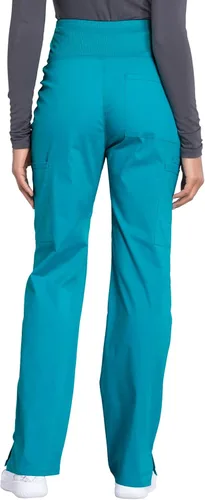 Miniatura 2 de Cherokee Pantalones de maternidad para mujer, ropa de trabajo profesional suave elástico WW220