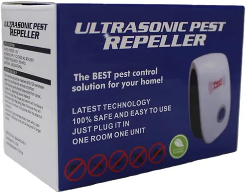 Miniatura 3 de Fenzer Repelente ultrasónico de control de plagas en interiores para insectos, insectos, ratones, arañas