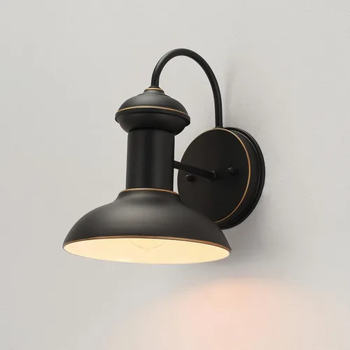 Miniatura 5 de Globe Electric Lunes, 1 lámpara de pared para exteriores e interiores, aplique de pared, 40190, 60.0watts, 110.0 volts