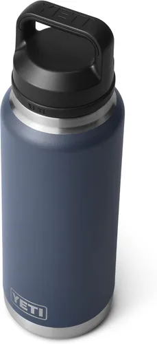 Miniatura 7 de YETI Rambler - Botella de 36 onzas, aislada al vacío, a prueba de fugas, de acero inoxidable con tapón para sorbos Aislamiento al vacío Azul marino