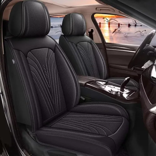 Miniatura 22 de DISUTOGO 2 Fundas para Asientos Delanteros Compatibles con Hyundai Tucson 2010-2024 2025 2026: Fundas de Asiento de Coche de Cuero Impermeables