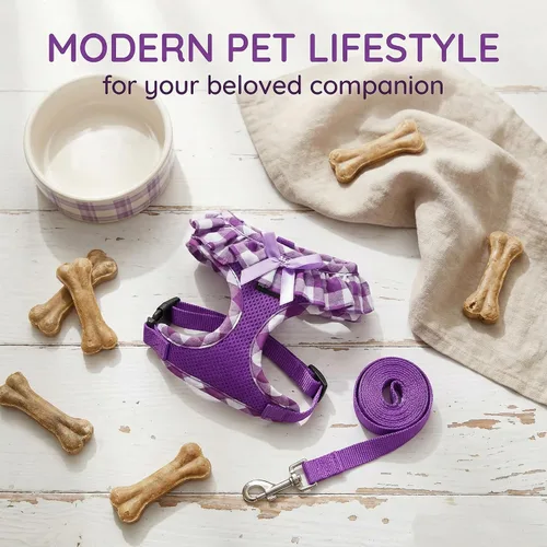 Miniatura 8 de SuperBuddy Arnés para perro de malla suave mejorado, arneses súper transpirables y ligeros para mascotas, para cachorros, perros al aire libre